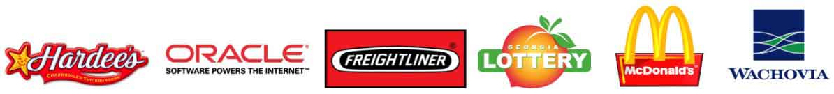 Hardees, Oracle, McDonalds are our clients